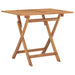 Set mobilier de exterior pliabil, 5 piese, lemn masiv de tec - WALTI WALTI