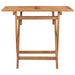 Set mobilier de exterior pliabil, 5 piese, lemn masiv de tec - WALTI WALTI