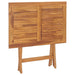 Set mobilier de exterior pliabil, 5 piese, lemn masiv de tec - WALTI WALTI