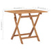 Set mobilier de exterior pliabil, 5 piese, lemn masiv de tec - WALTI WALTI
