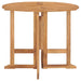 Set mobilier de exterior pliabil, 5 piese, lemn masiv de tec - WALTI WALTI