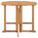 Set mobilier de exterior pliabil, 5 piese, lemn masiv de tec - WALTI WALTI