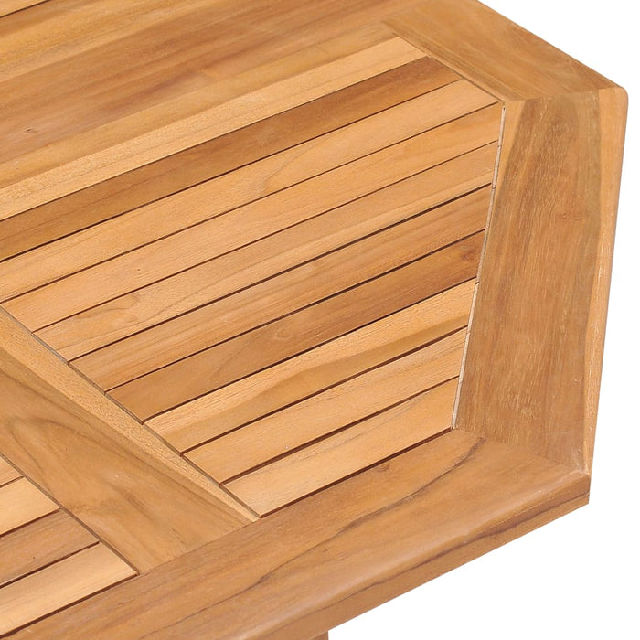 Set mobilier de exterior pliabil, 5 piese, lemn masiv de tec - WALTI WALTI
