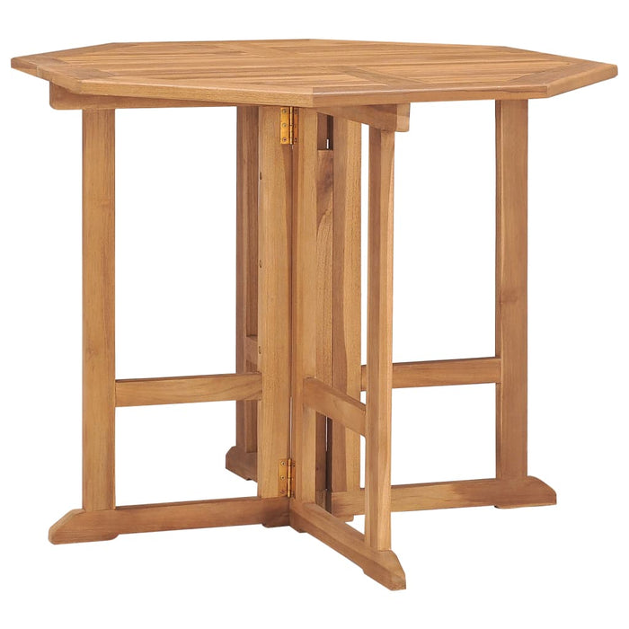 Set mobilier de exterior pliabil, 5 piese, lemn masiv de tec - WALTI WALTI