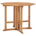 Set mobilier de exterior pliabil, 5 piese, lemn masiv de tec - WALTI WALTI