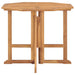 Set mobilier de exterior pliabil, 5 piese, lemn masiv de tec - WALTI WALTI