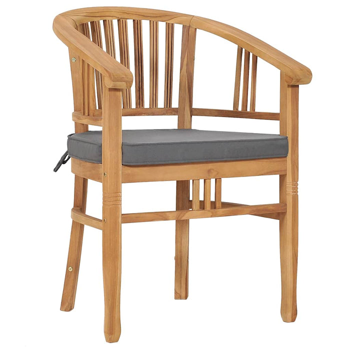 Set mobilier de grădină cu perne, 7 piese, lemn masiv de tec WALTI