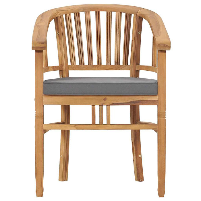 Set mobilier de grădină cu perne, 7 piese, lemn masiv de tec WALTI
