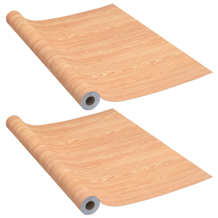 Folii de ușă autoadezive, 2 buc., cireș, 210x90 cm, PVC - WALTI WALTI