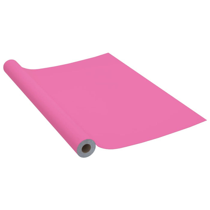 Folie de mobilier autoadezivă ,roz extra lucios 500x90 cm PVC - WALTI WALTI