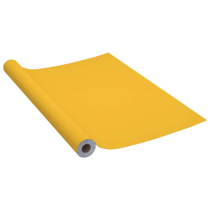 Folie de mobilier autoadezivă auriu extralucios 500x90 cm PVC - WALTI WALTI