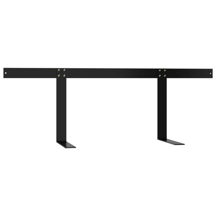 Spătar pentru canapea din paleți, negru, 110 cm, fier - WALTI WALTI
