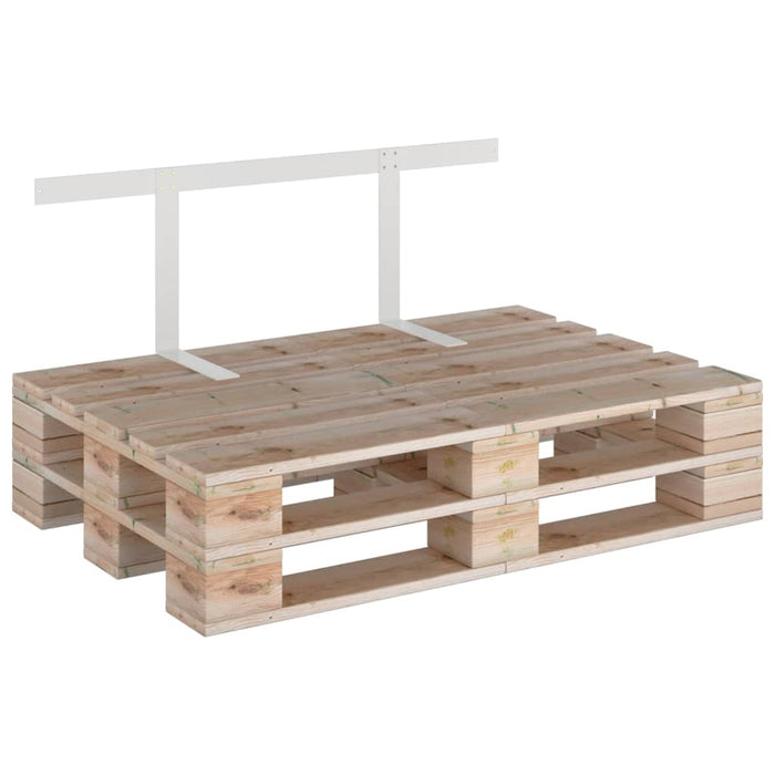 Spătar pentru canapea din paleți, alb, 110 cm, fier - WALTI WALTI