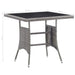 Set mobilier de grădină, gri, 3 piese, antracit, poli ratan - WALTI WALTI