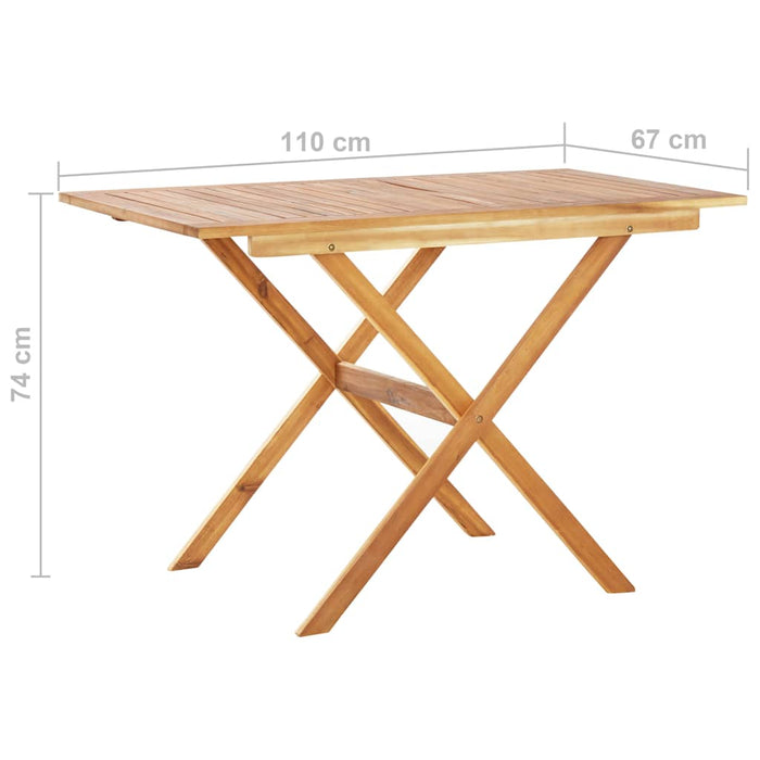 Set mobilier grădină, 3 piese, poliratan și lemn masiv acacia WALTI