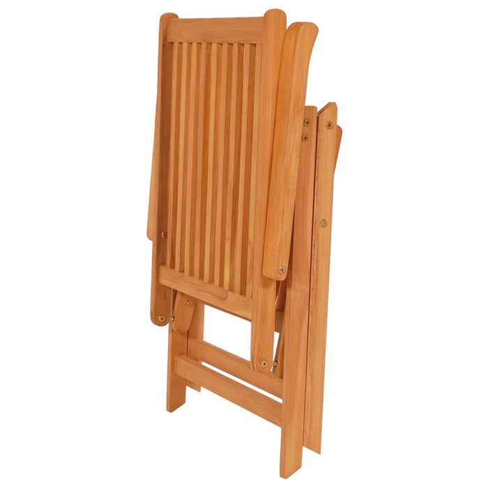 Set de masă pentru grădină, 5 piese, lemn masiv de tec WALTI