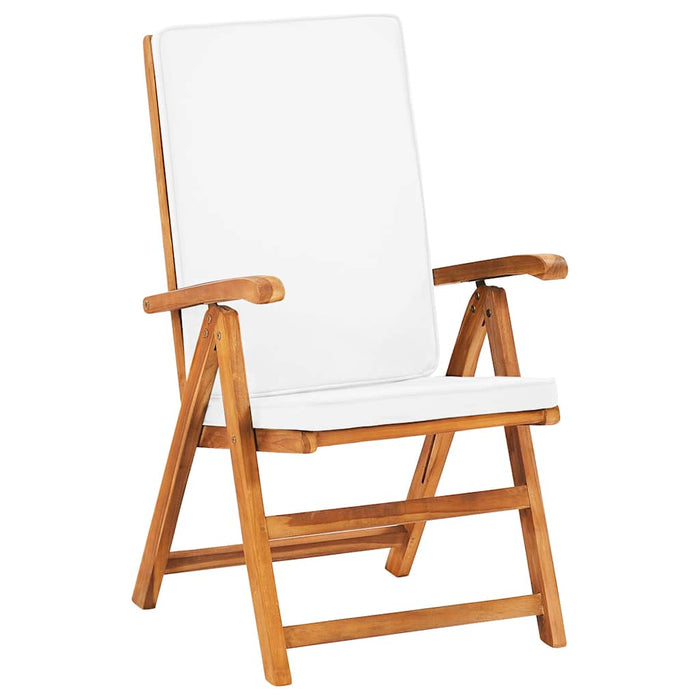 Set mobilier de grădină cu perne, 5 piese, lemn masiv de tec WALTI