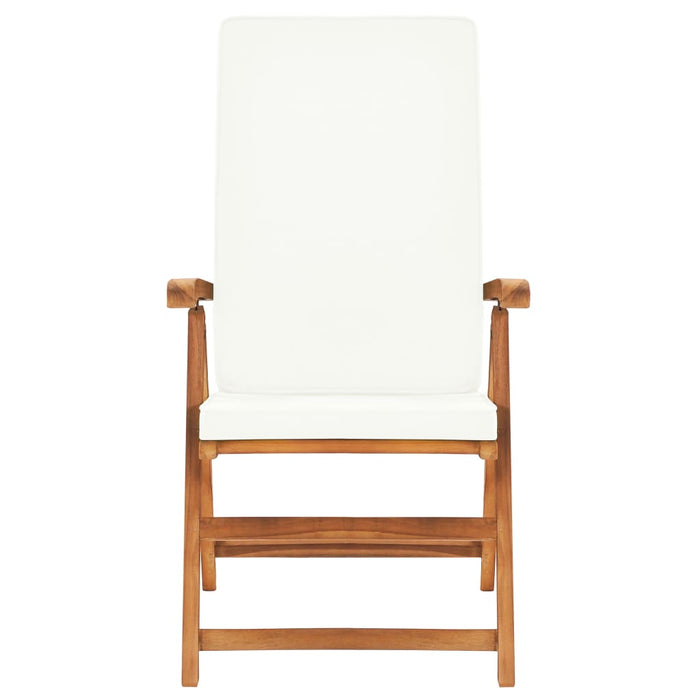 Set mobilier de grădină cu perne, 7 piese, lemn masiv de tec WALTI