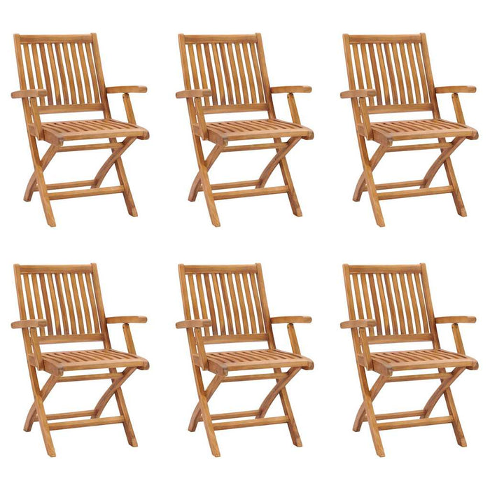 Set mobilier grădină, 7 piese, lemn masiv de tec - WALTI WALTI