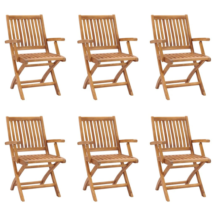 Set mobilier grădină, 7 piese, lemn masiv de tec WALTI