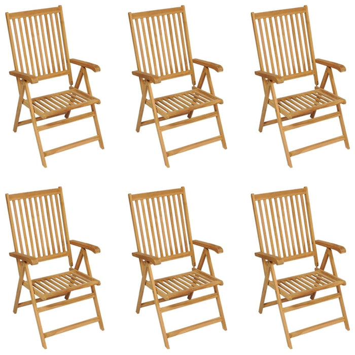 Set mobilier de grădină, 7 piese, lemn masiv de tec - WALTI WALTI