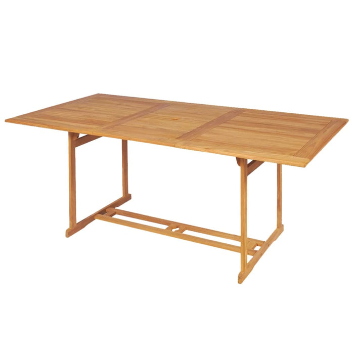 Set mobilier de grădină, 9 piese, lemn masiv de tec - WALTI WALTI