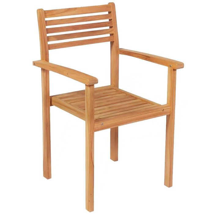 Set mobilier de grădină, 9 piese, lemn masiv de tec WALTI