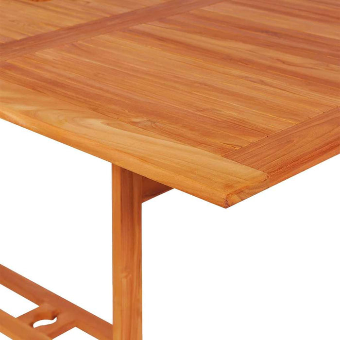 Set mobilier de grădină, 9 piese, lemn masiv de tec WALTI