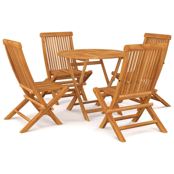 Set mobilier grădină, 5 piese, lemn masiv de tec - WALTI WALTI