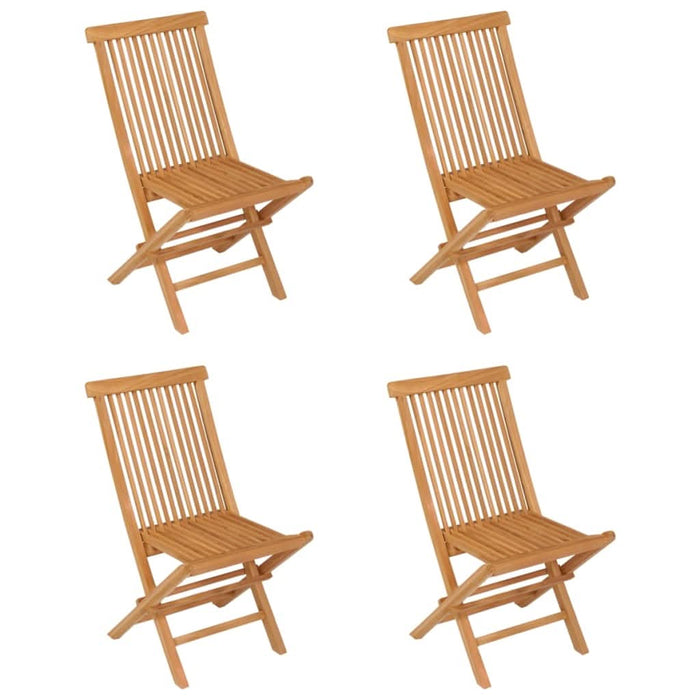 Set mobilier grădină, 5 piese, lemn masiv de tec - WALTI WALTI