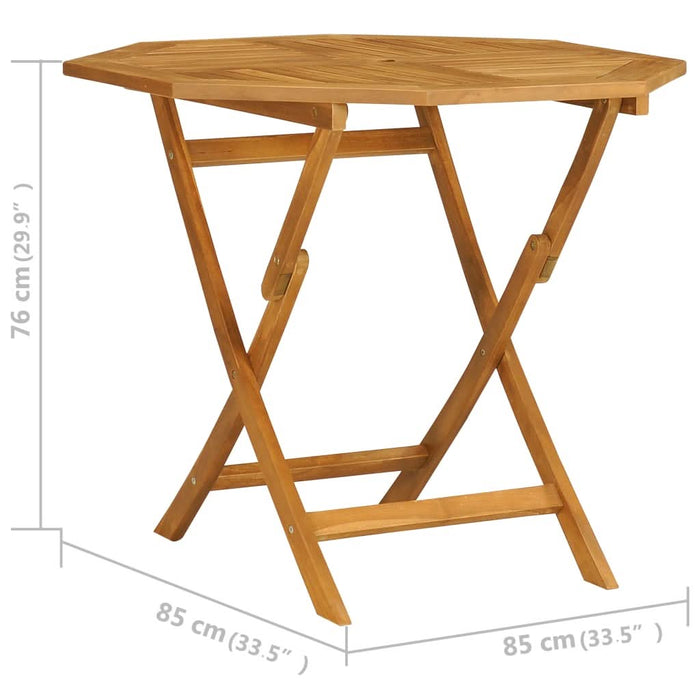 Set mobilier grădină, 5 piese, lemn masiv de tec - WALTI WALTI