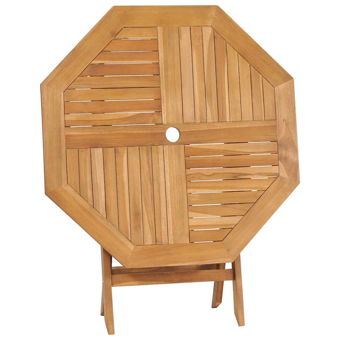 Set mobilier de grădină, 5 piese, lemn masiv de tec - WALTI WALTI