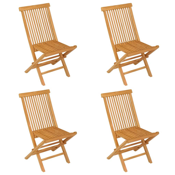 Set mobilier de grădină, 5 piese, lemn masiv de tec - WALTI WALTI