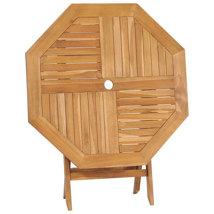 Set mobilier de grădină, 5 piese, lemn masiv de tec WALTI