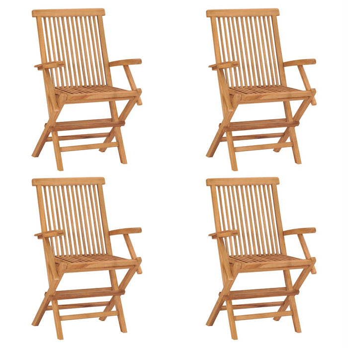 Set mobilier de grădină, 5 piese, lemn masiv de tec WALTI