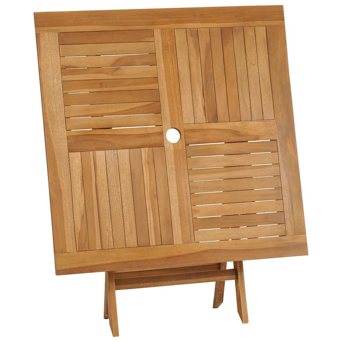Set mobilier de grădină, 5 piese, lemn masiv de tec - WALTI WALTI