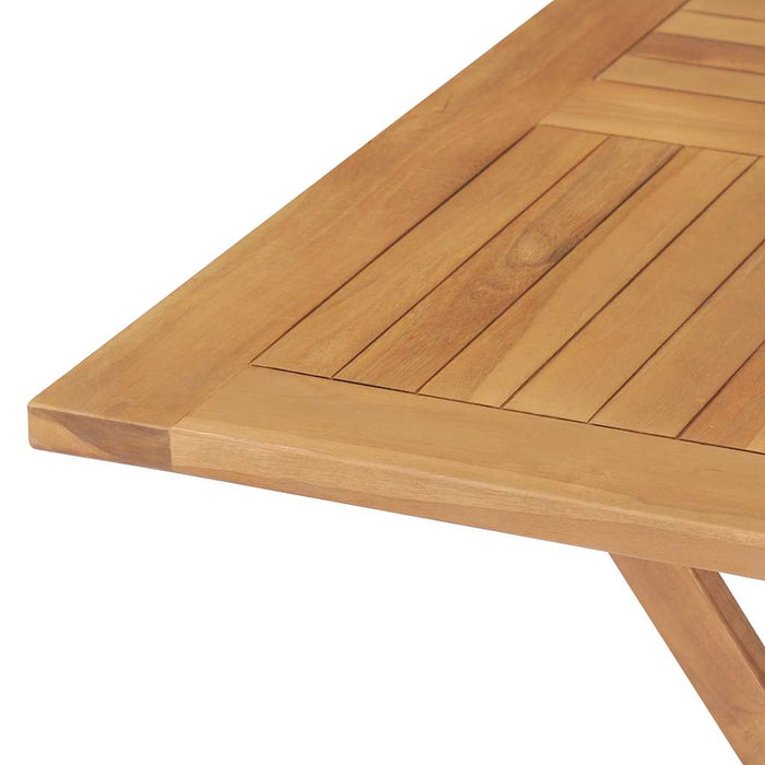 Set mobilier de grădină, 5 piese, lemn masiv de tec - WALTI WALTI