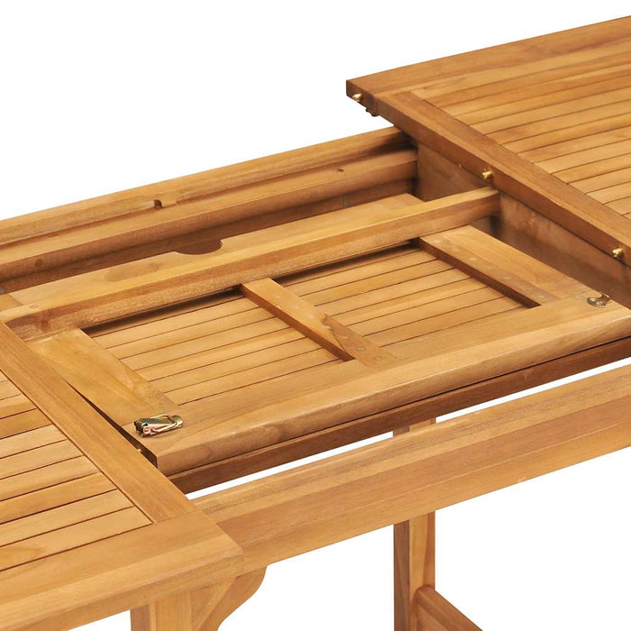 Set mobilier grădină, 5 piese, lemn masiv de tec - WALTI WALTI