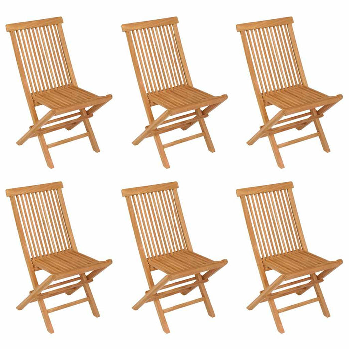 Set mobilier grădină, 7 piese, lemn masiv de tec - WALTI WALTI