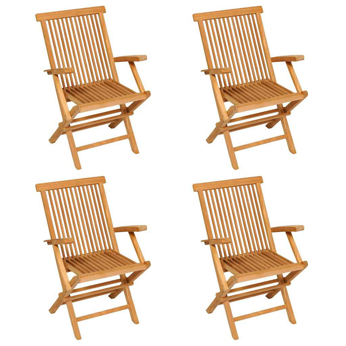 Set mobilier de grădină, 5 piese, lemn masiv de tec WALTI