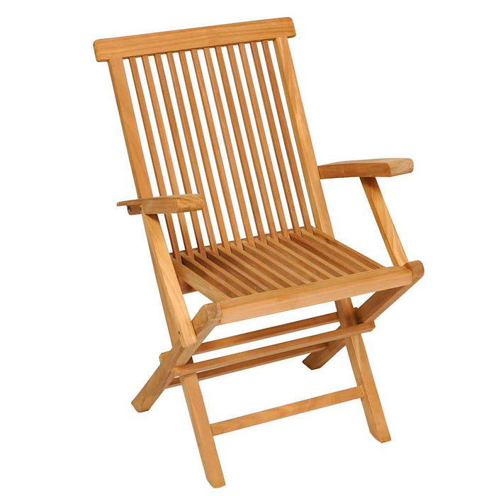Set mobilier de grădină, 5 piese, lemn masiv de tec WALTI