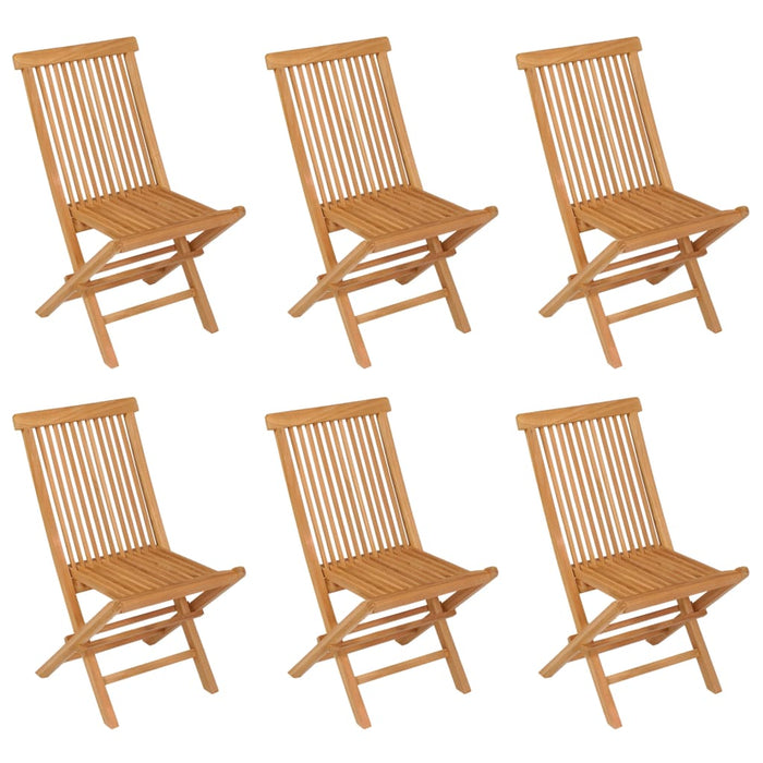 Set mobilier de grădină, 7 piese, lemn masiv de tec - WALTI WALTI