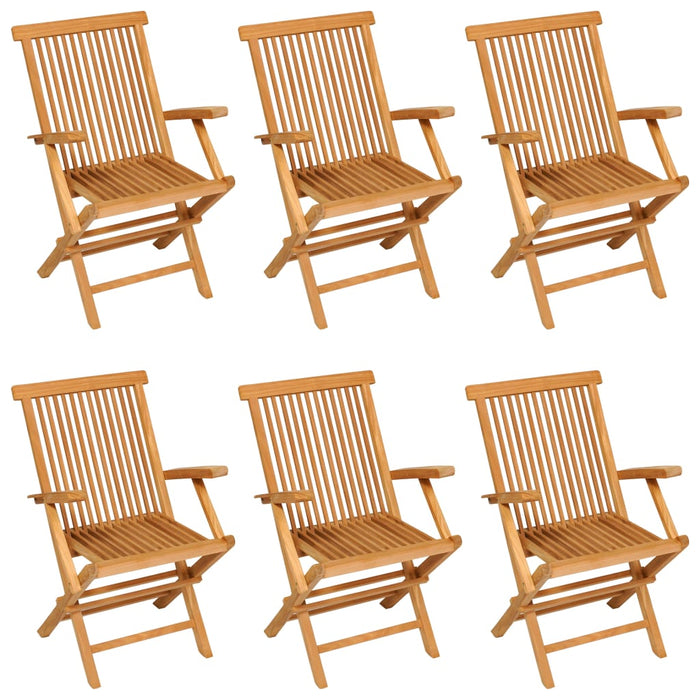 Set mobilier grădină, 7 piese, lemn masiv de tec - WALTI WALTI