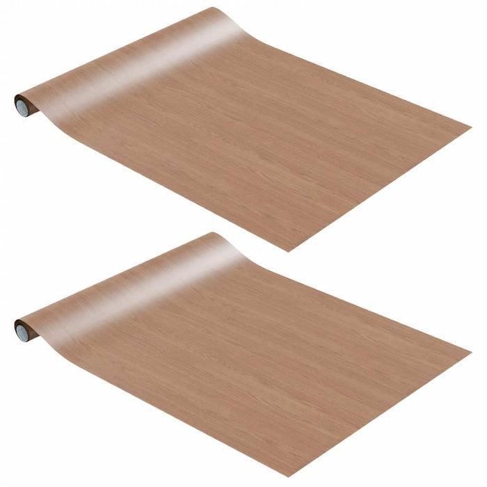 Folii mobilier autoadezive, 2 buc. stejar deschis 500x90 cm PVC - WALTI WALTI
