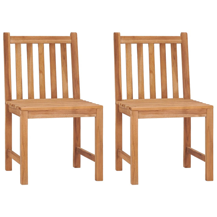 Set de mobilier de grădină cu 3 piese, 80x80 cm, lemn masiv de tec WALTI