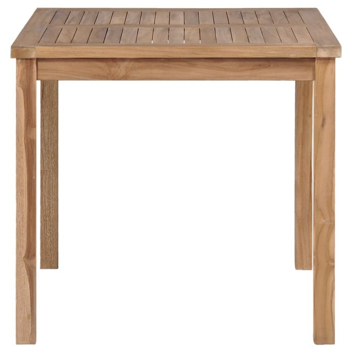 Set de mobilier de grădină cu 3 piese, 80x80 cm, lemn masiv de tec WALTI