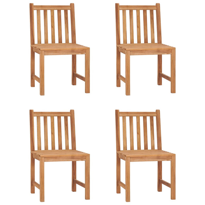 Set de mobilier de grădină cu 5 piese, 80x80 cm, lemn masiv de tec WALTI
