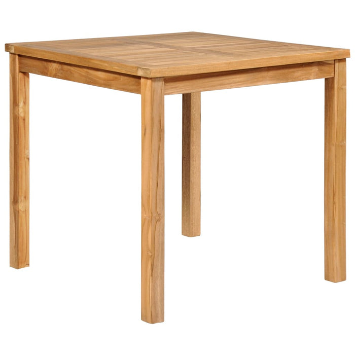 Set de mobilier de grădină cu 5 piese, 80x80 cm, lemn masiv de tec WALTI