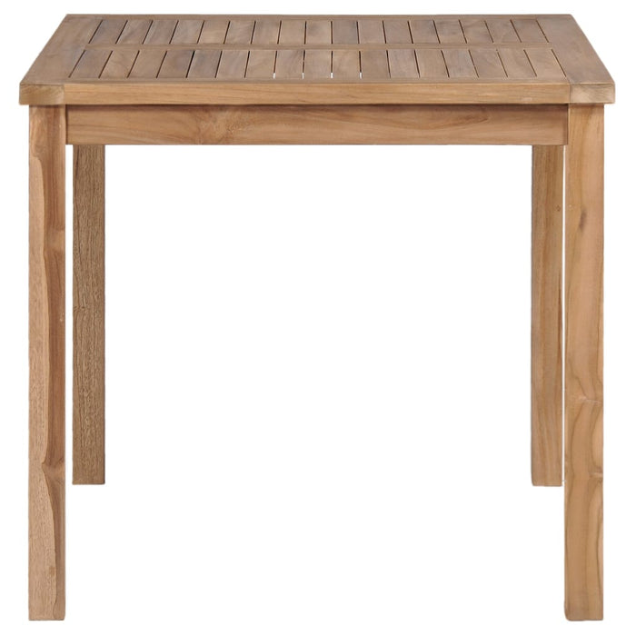 Set de mobilier de grădină cu 5 piese, 80x80 cm, lemn masiv de tec WALTI