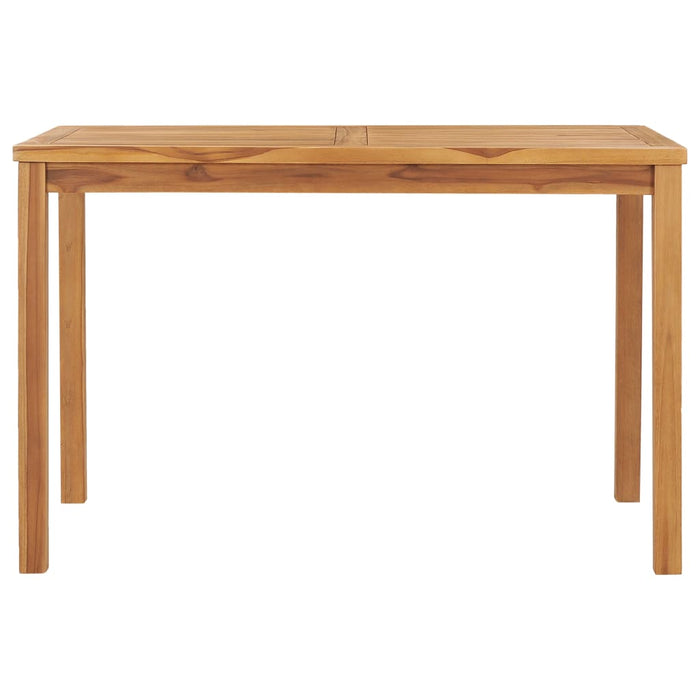 Set de mobilier de grădină cu 5 piese, 120x70 cm, lemn masiv de tec WALTI